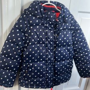 Kids coat. Warm, with hood and fleece interior.